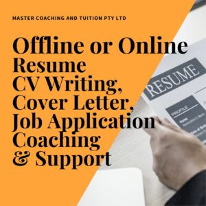 Offline Online Resume CV Writing, Cover Letter, Job Application Coaching & Support